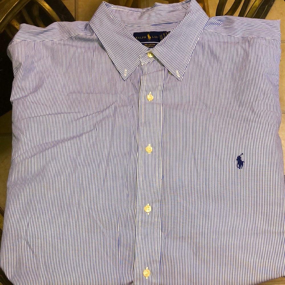 Ralph Lauren Oxford Pinstripe Long Sleeve
